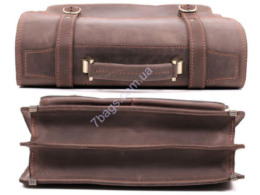 Вантажний чоловічий портфель з кінської шкіри Crazy Horse SPS1