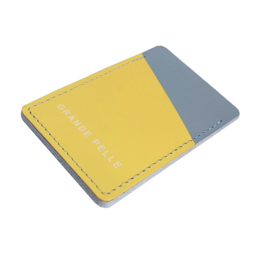 Кардхолдер Grande Pelle 95х60 мм шкіра кайзер