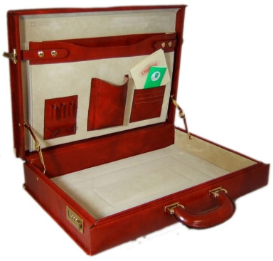 Pratesi RCH317/9 - Machiavelli Attach Case in cow leather Radica Chianti