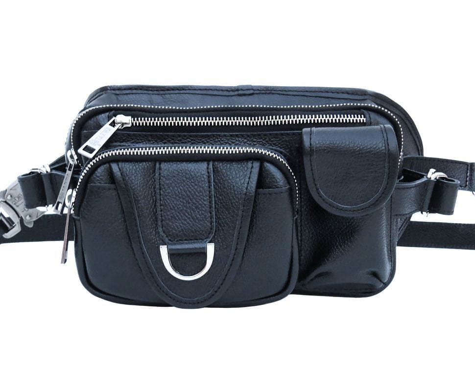 Spacious calf leather belt bag FA-1560-3md brand TARWA