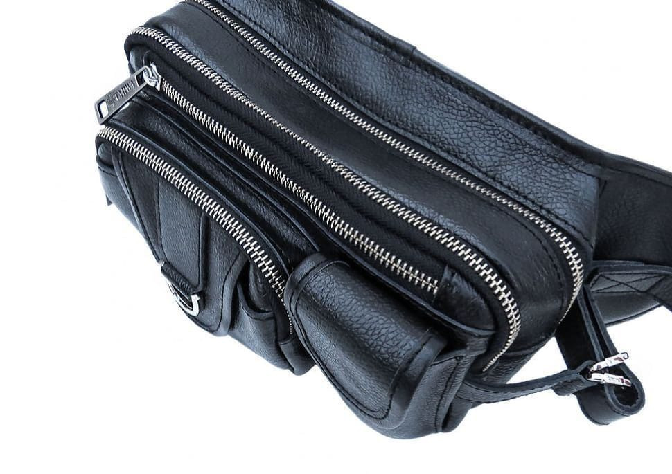 Spacious calf leather belt bag FA-1560-3md brand TARWA