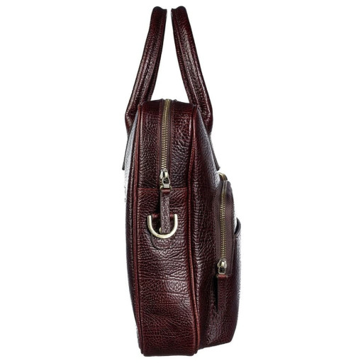 Шкіряний портфель Tony Bellucci 5074-896 рудий флотар