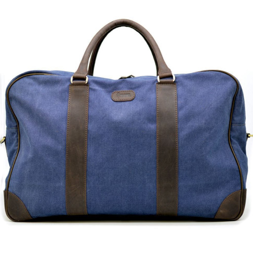 Дорожня сумка з канвасу та натуральної шкіри RK-6827-4lx бренду TARWA