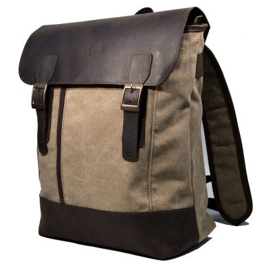 Urban backpack, canvas + leather RSc-3880-4lx brand TARWA