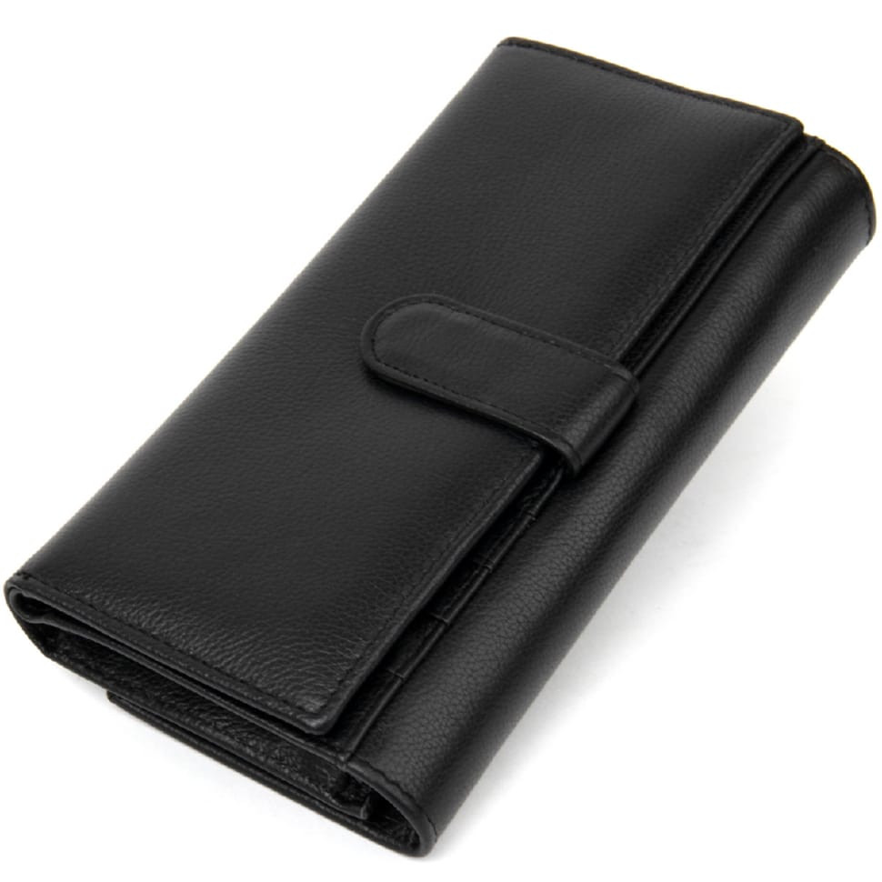 Универсальный женский кошелек ST Leather 19388 Черный