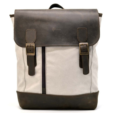 Urban backpack, canvas + leather RGj-3880-4lx brand TARWA