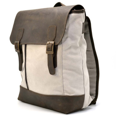 Urban backpack, canvas + leather RGj-3880-4lx brand TARWA