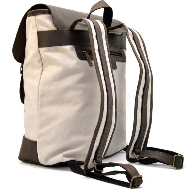Urban backpack, canvas + leather RGj-3880-4lx brand TARWA