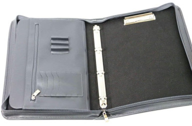 Деловая папка из искусственной кожи AMO SSBW05 серая