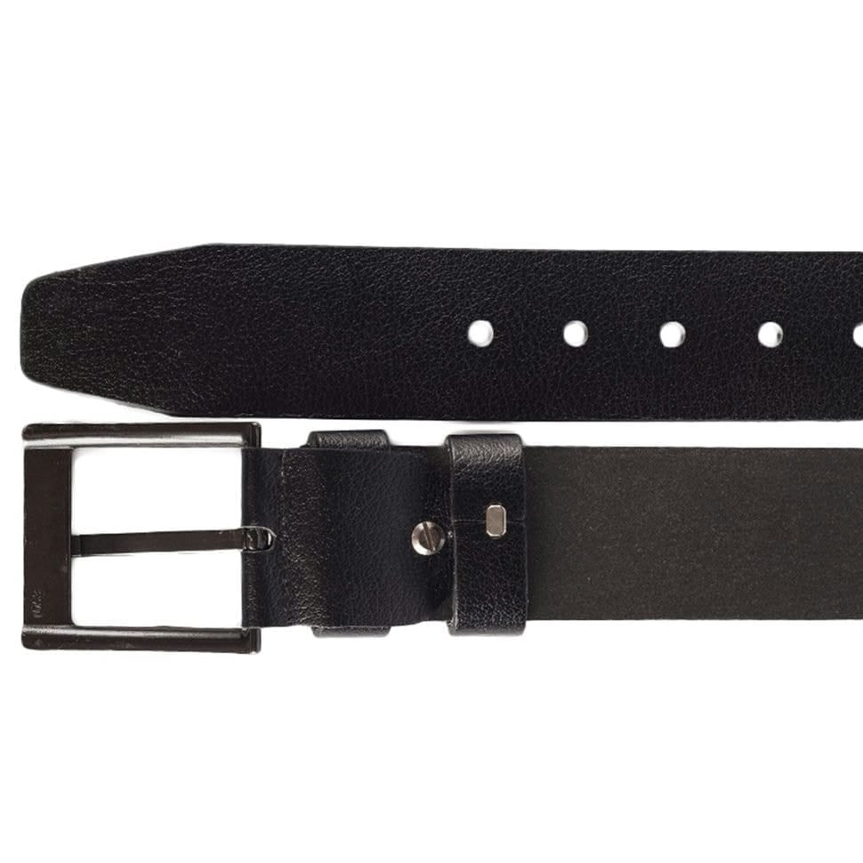 Шкіряний ремень YSK джинсовий 5 см 2090 -1 чорний