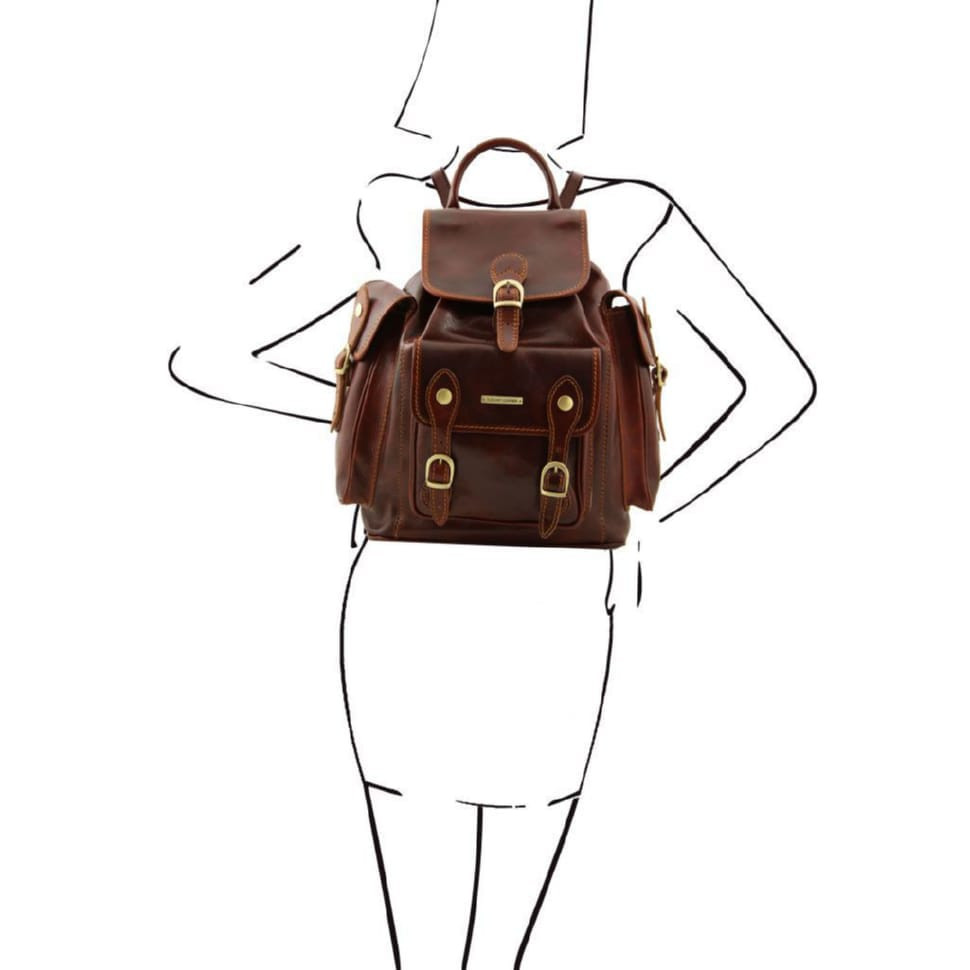 Шкіряний рюкзак унісекс Tuscany Leather Pechino TL9052