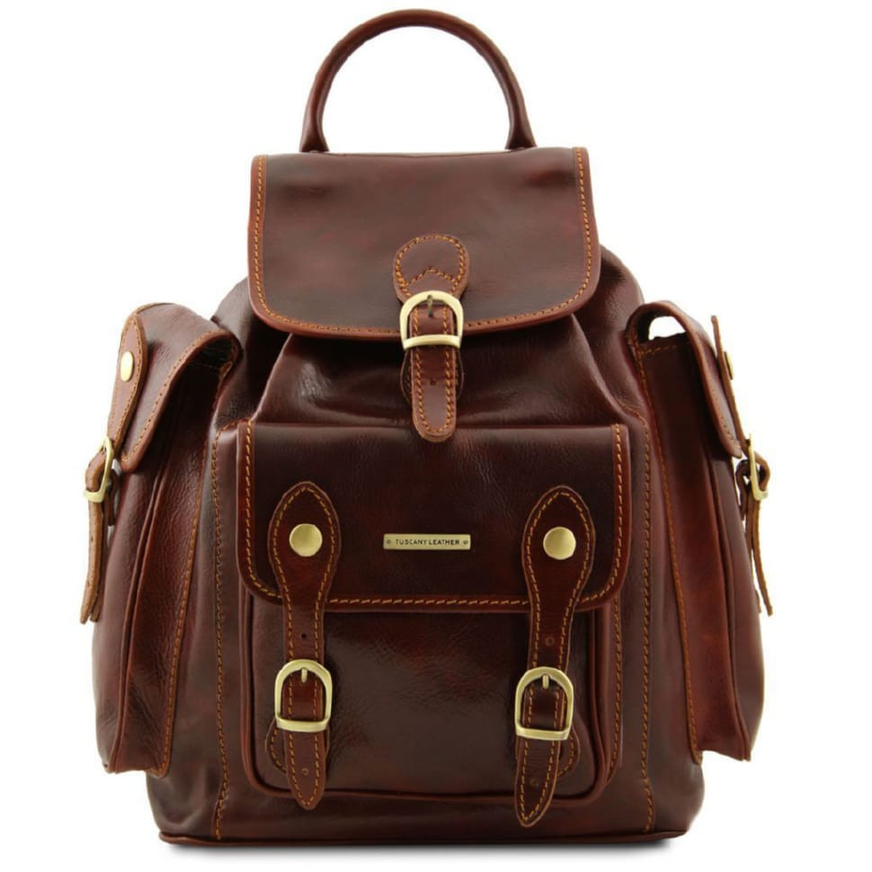 Шкіряний рюкзак унісекс Tuscany Leather Pechino TL9052