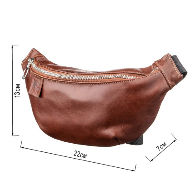 Belt bag GRANDE PELLE 11141 Brown