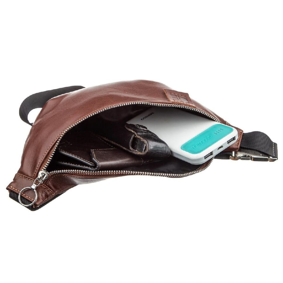 Belt bag GRANDE PELLE 11141 Brown