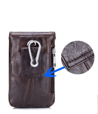 Vertical bag Bull CB1002A made of genuine leather