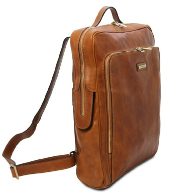 Bangkok Leather laptop backpack - Large size Tuscany TL142336