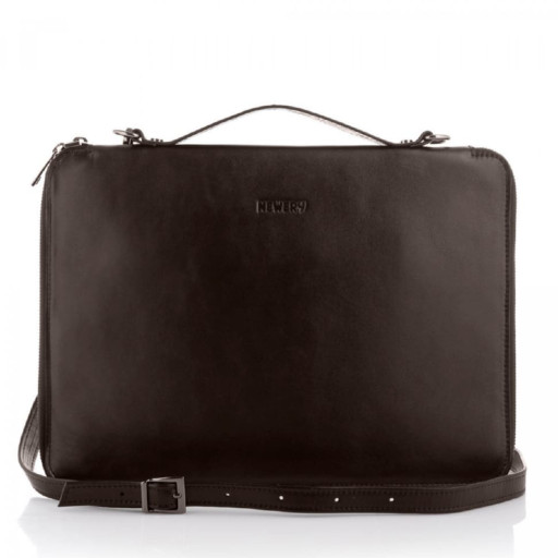 Коричнева шкіряна папка для документів Newery N9004GC