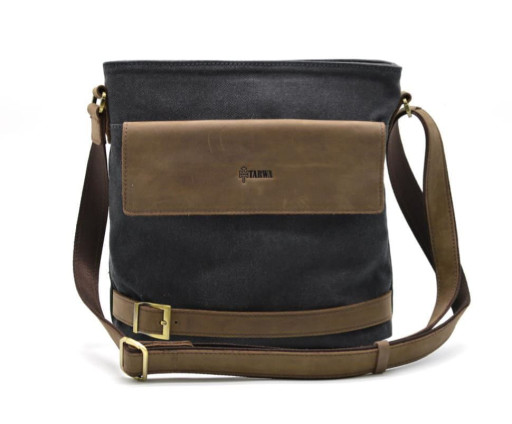 Чоловіча сумка парусина канвас та шкіра RG-0040-4lx бренду Tarwa