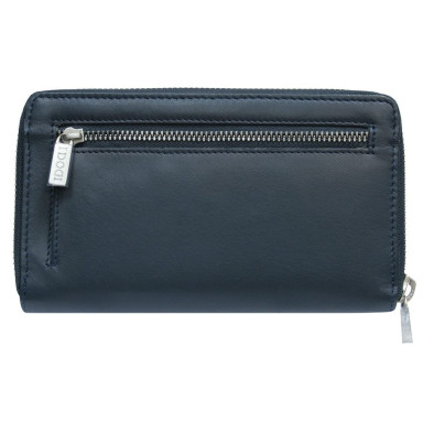 Leather wallet Cortina 5084 navy blue