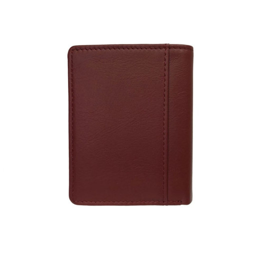 Кредитниця шкіряна New Rainbow 1034 rosso червоний