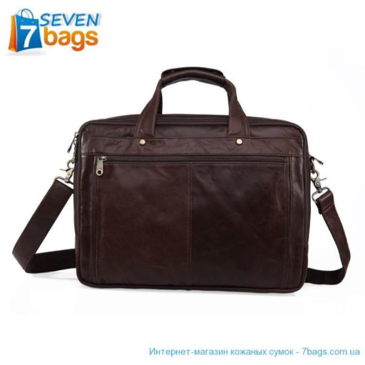 Шкіряна сумка JD7146C-1, бріфкейс, дорожня сумка, матова