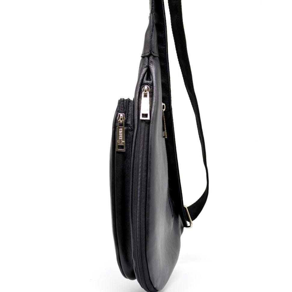 Practical one-shoulder backpack made of calfskin GA-3026-3md Tarwa brand