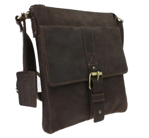 Сумка чоловіча шкіряна планшетка SULLIVAN 35438 (25) коричнева