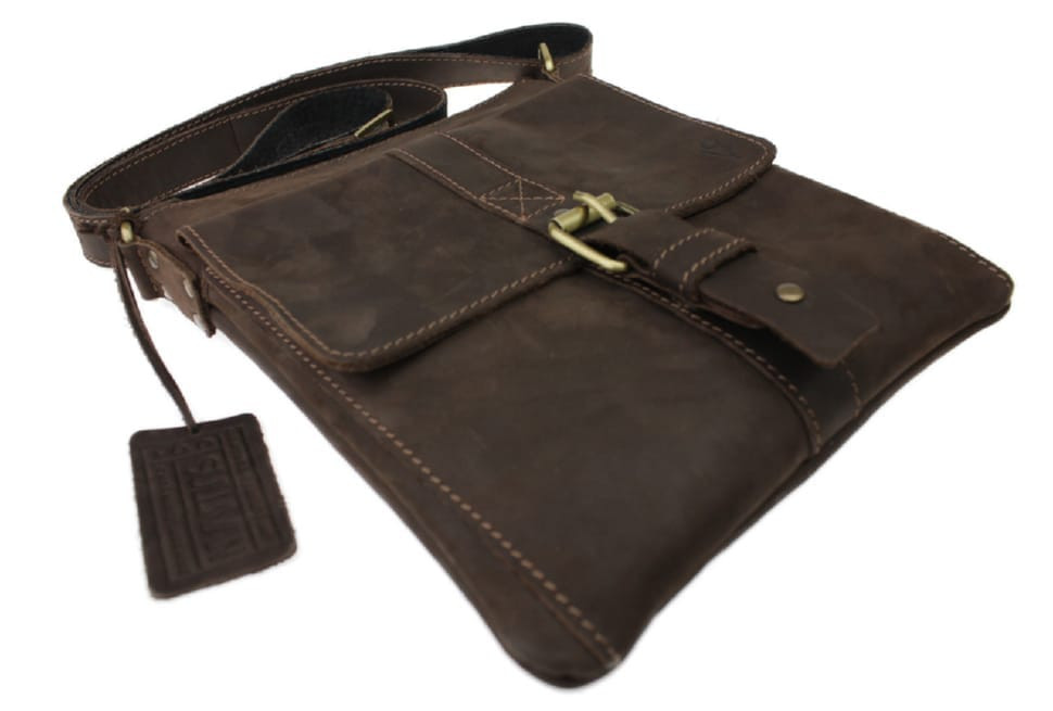 Сумка чоловіча шкіряна планшетка SULLIVAN 35438 (25) коричнева