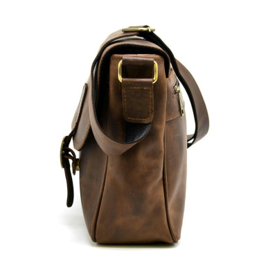 Leather shoulder bag for laptop and documents RC-7022-3md TARWA