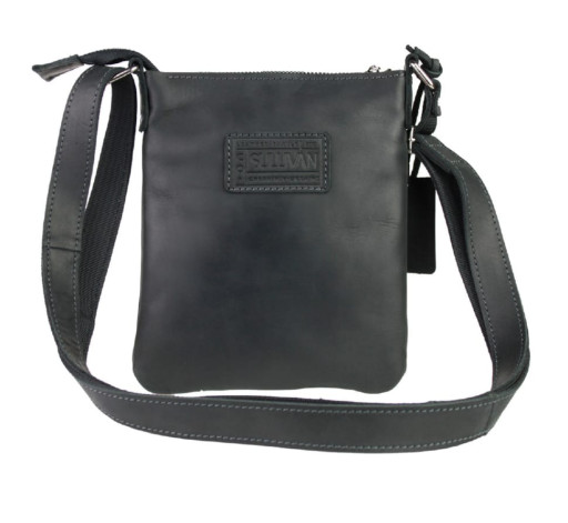 Сумка чоловіча шкіряна планшетка SULLIVAN 354-92(20) чорна