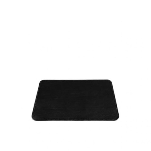 Килимок для мишки з натуральної шкіри 1.0 чорний краст