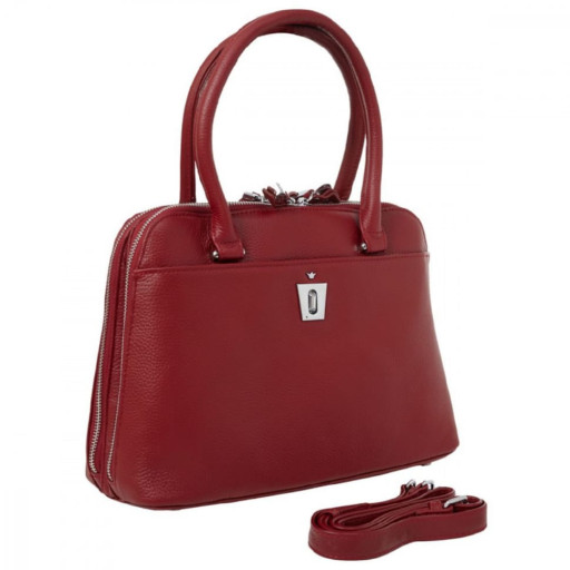 Сумка жіноча шкіряна DOR FLINGER DF2020578-04 темно-червона