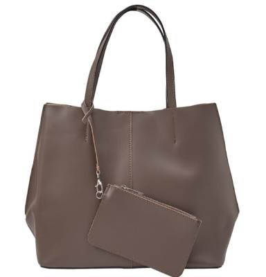 Кожаная женская сумка Virginia Conti Italy - Art03369dtaupe