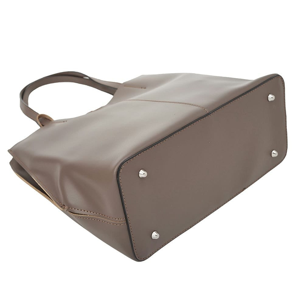 Virginia Conti Italy leather bag for women - Art03369dtaupe