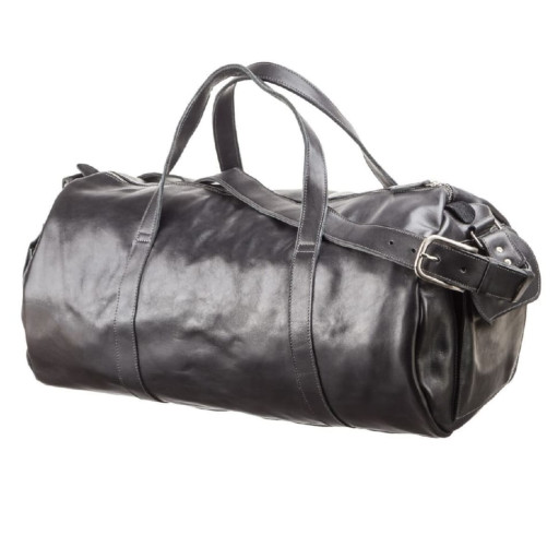 Сумка дорожня Grande Pelle 11048 шкіряна Чорна