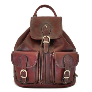 Pratesi BCH345 - Backpack Caporalino in cowhide leather Bruce Chianti
