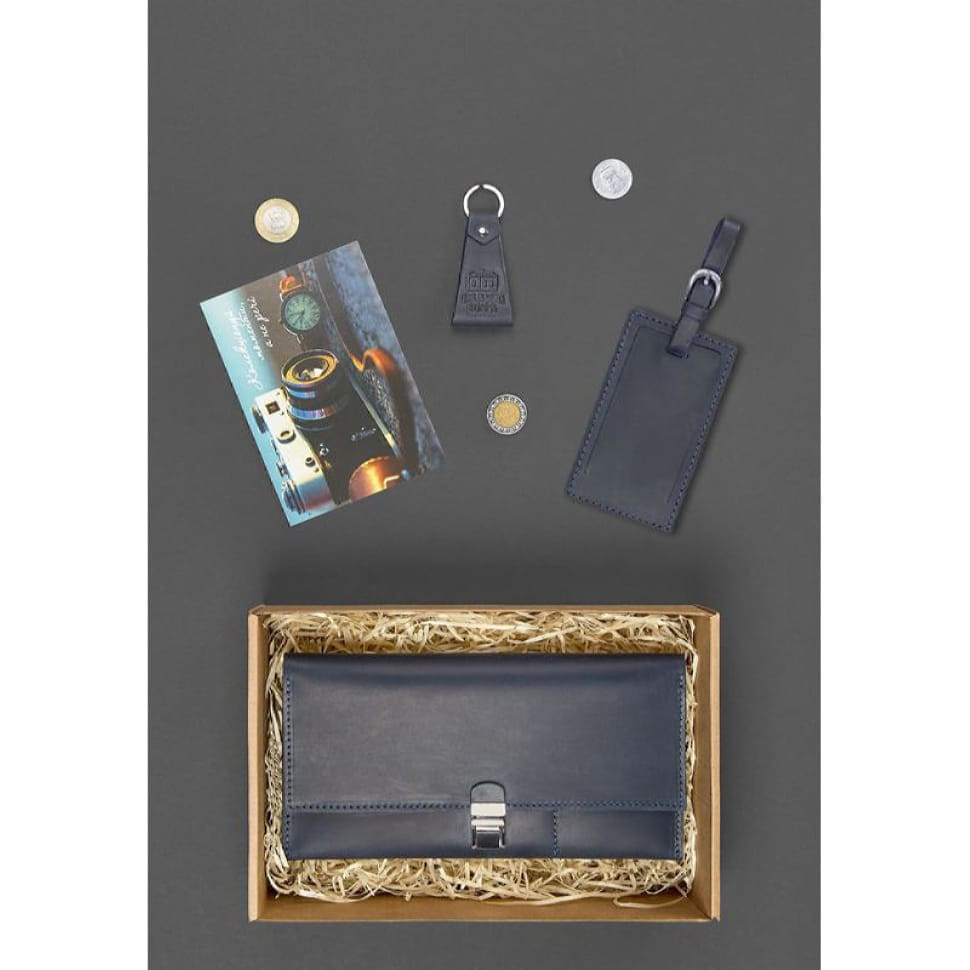 Набір шкіряних аксесуарів для мандрівника Неаполь