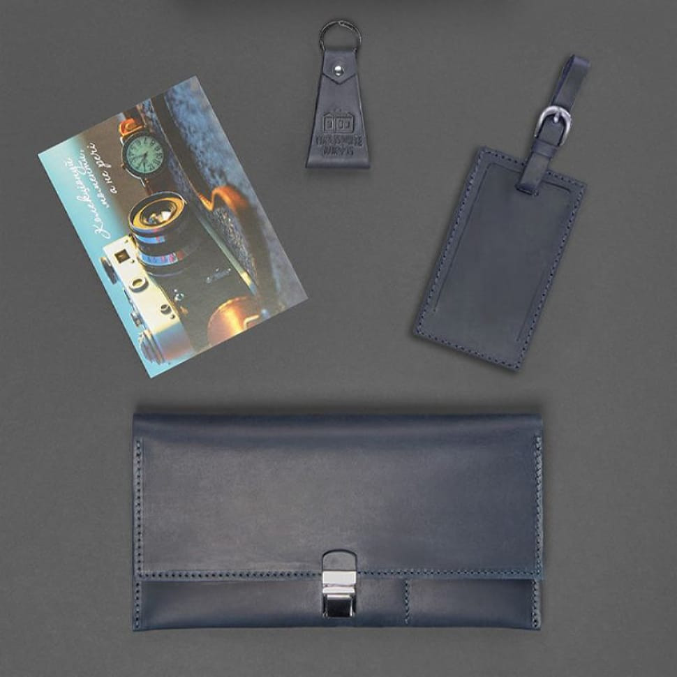 Набір шкіряних аксесуарів для мандрівника Неаполь