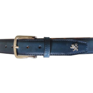 Pratesi BBL003 - Belt in cow leather Bruce Blue