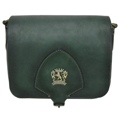 Pratesi BVS530 - Mandri Cross Body Bag in cow leather Mandri Dark Green