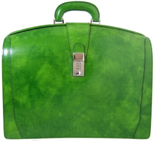 Pratesi RBL120/B - Brunelleschi Великий Briefcase для ноутбука в цукерки Leather Radica Blue