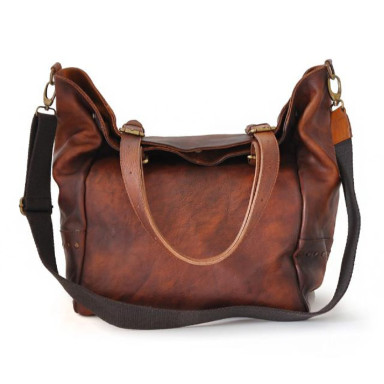 Pratesi BMA163 - Woman Bag Talamone in cow leather Bruce Brown