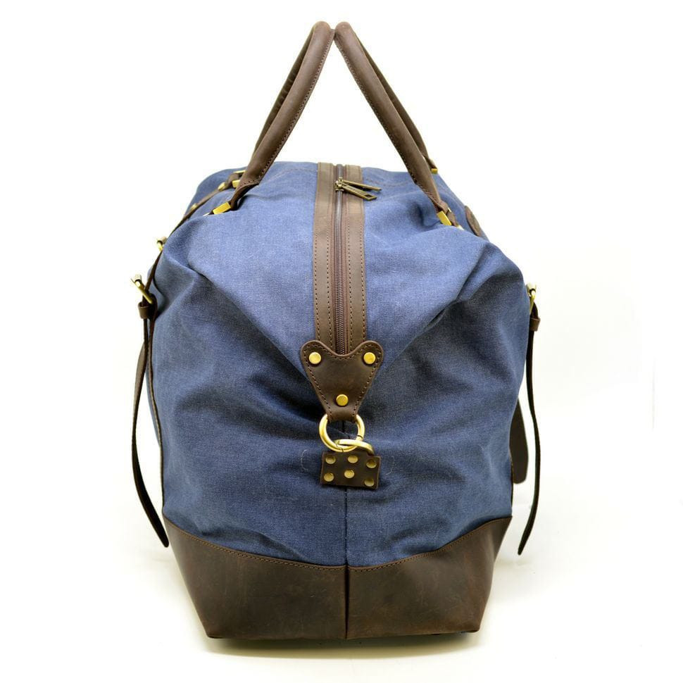 Сумка дорожня мікс тканини канвас і шкіри RK-8310-4lx TARWA