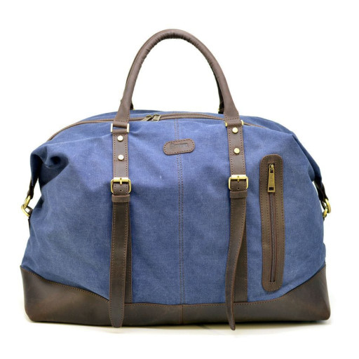 Сумка дорожня мікс тканини канвас і шкіри RK-8310-4lx TARWA