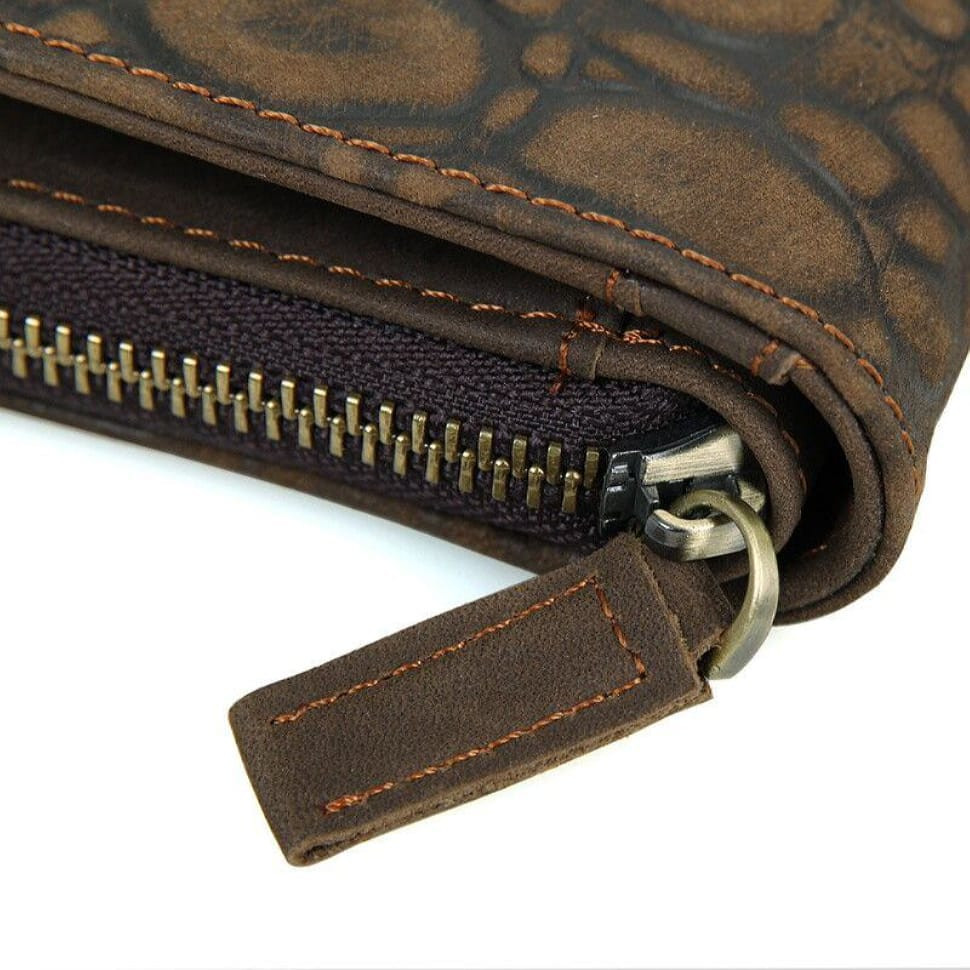 Leather wallet JD8126-2R John McDee