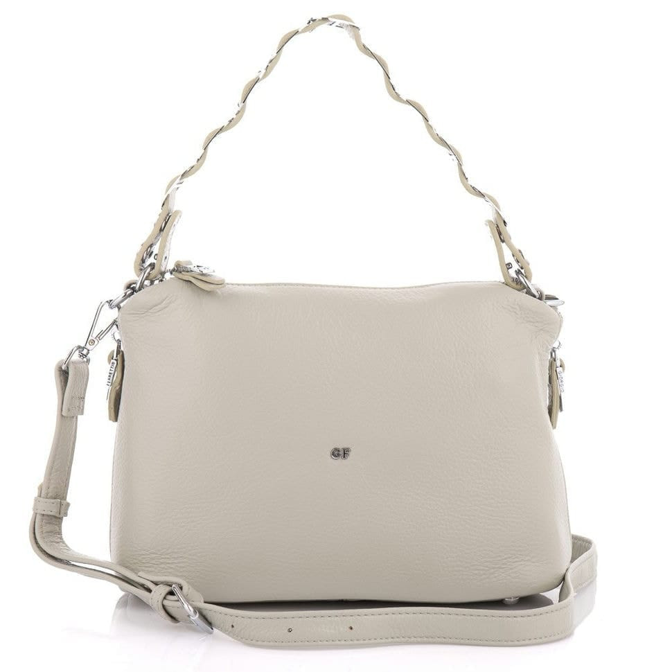 Сумка жіноча шкіряна GIORGIO FERRETTI GF2019058-10 сіра