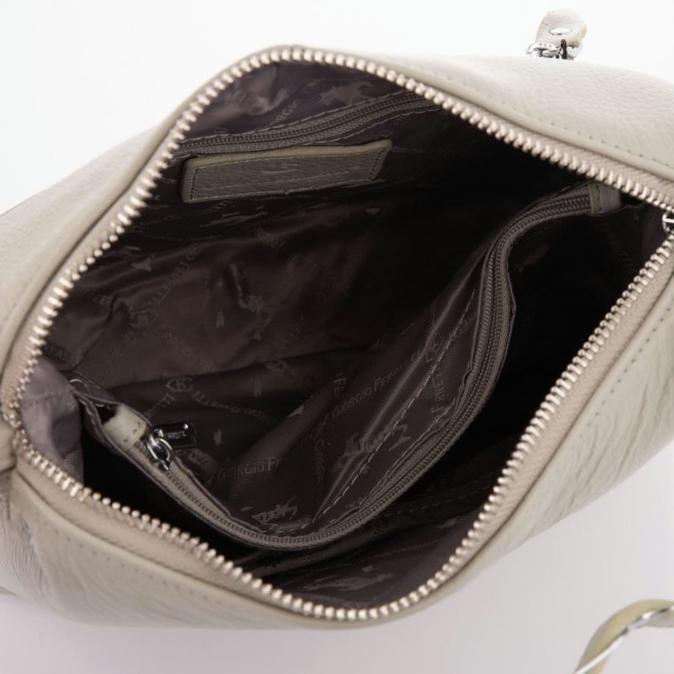 Сумка жіноча шкіряна GIORGIO FERRETTI GF2019058-10 сіра