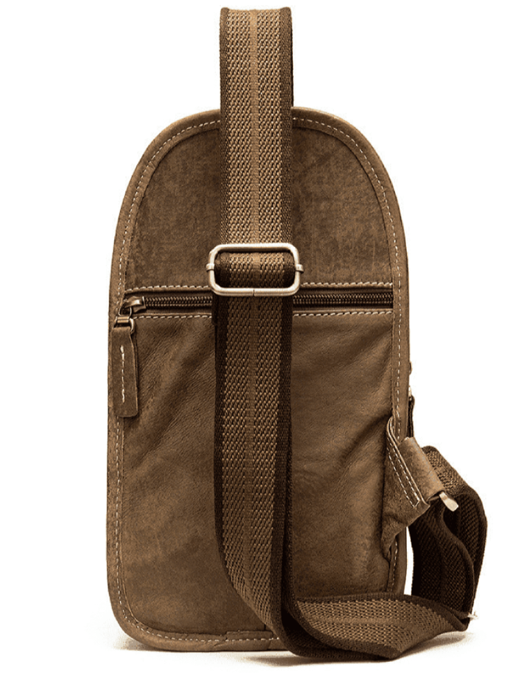 Leather shoulder bag Vintage 20009 Light brown
