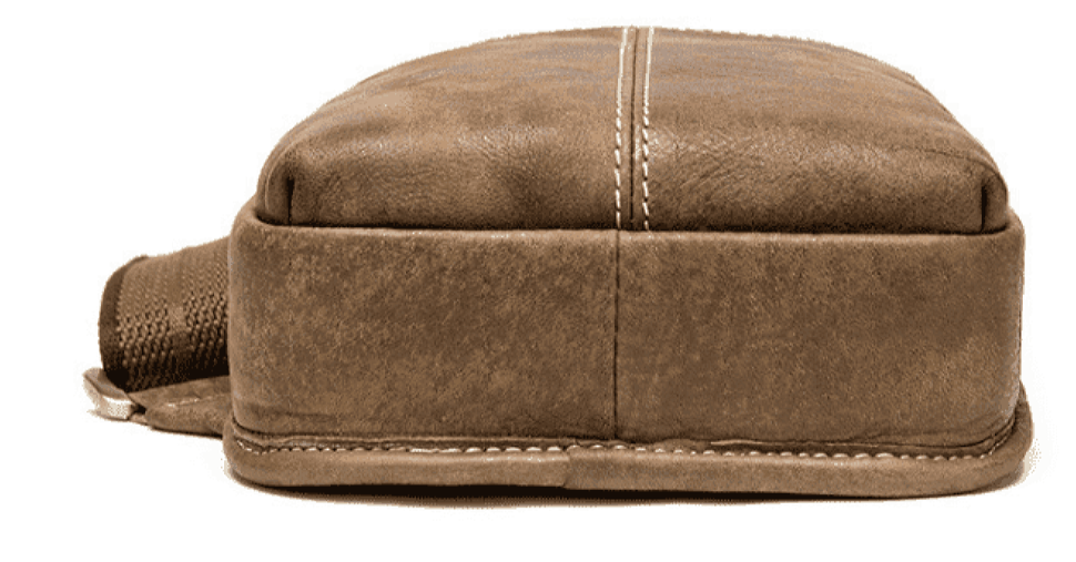 Leather shoulder bag Vintage 20009 Light brown