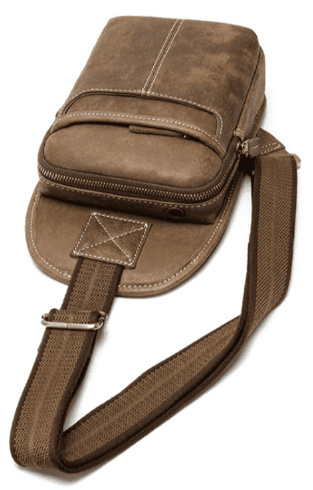 Leather shoulder bag Vintage 20009 Light brown